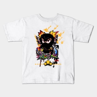 Graffiti Star Ninja Kids T-Shirt